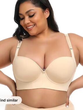 Smooth Full-Coverage Light Beige T-Shirt Bra